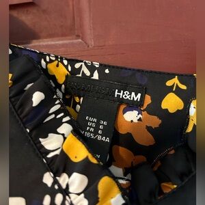 H&M dress. Silk like material. Size 6